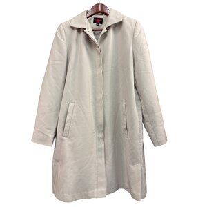 Gallery Womens Beige Vintage Trench Coat Medium